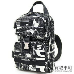 PRADA TESSUTO COMIC BACK PACK JAMES JEAN Triangle Logo Sling Shoulder Body Bag